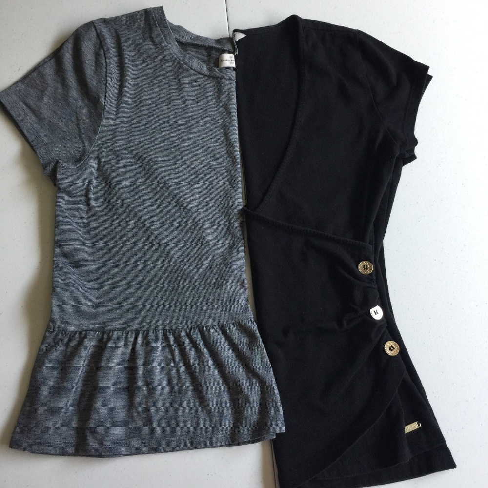 Abercrombie & Fitch shirt and Guess Tee